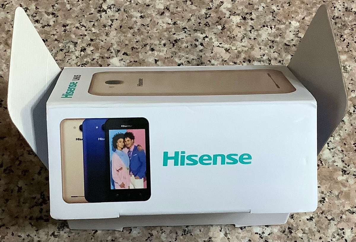 HISENSE U605 8GB VODACOM LOCKED GOLD.