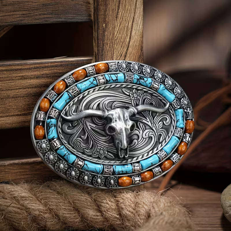 Vintage cowboy rodeo Belt Buckle