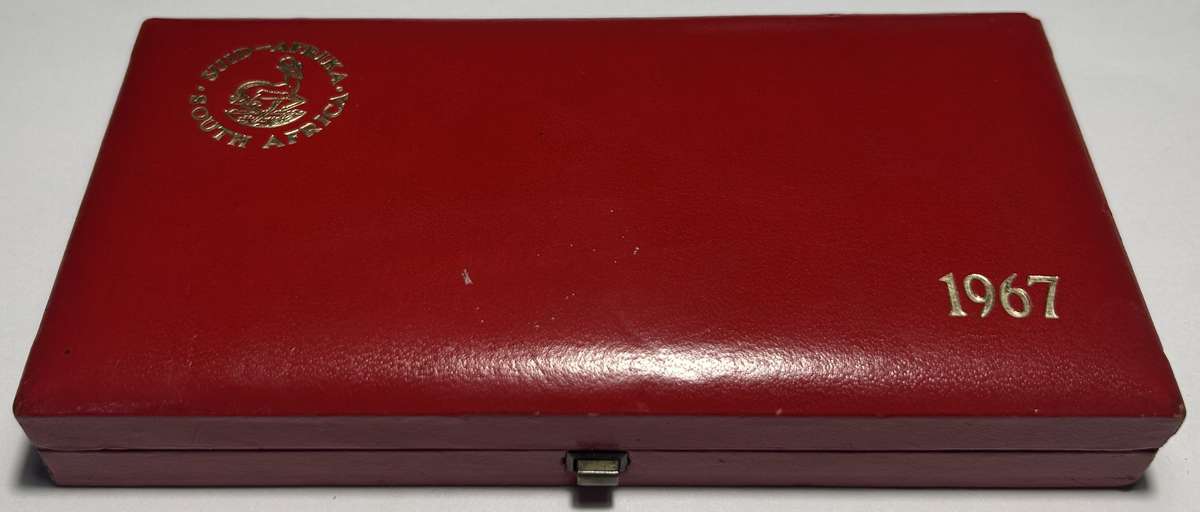 1967 RSA Long proof Set with gold