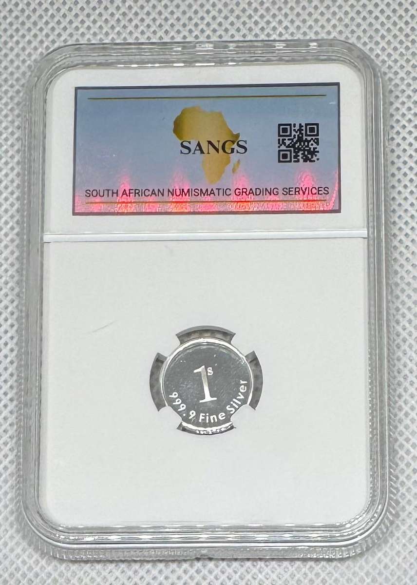 1/10oz SILVER 999.9 FINE - 1 SILVO 2024 - GRADED PL68 SANGS 2ND FINEST
