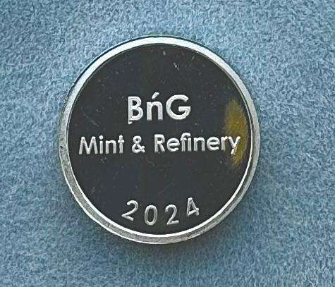 1/10oz 3.11gr SILVER 999.9 FINE - 1 SILVO 2024 - BULK TUBE OF 10's - CERTIFICATE INCLUDED