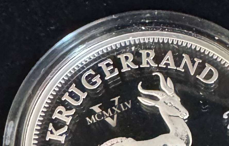 2025 KRUGERRAND 1oz SILVER PROOF - V DAY - LIMITED EDITION SAMINT AS ISSUED & CERTIFIED
