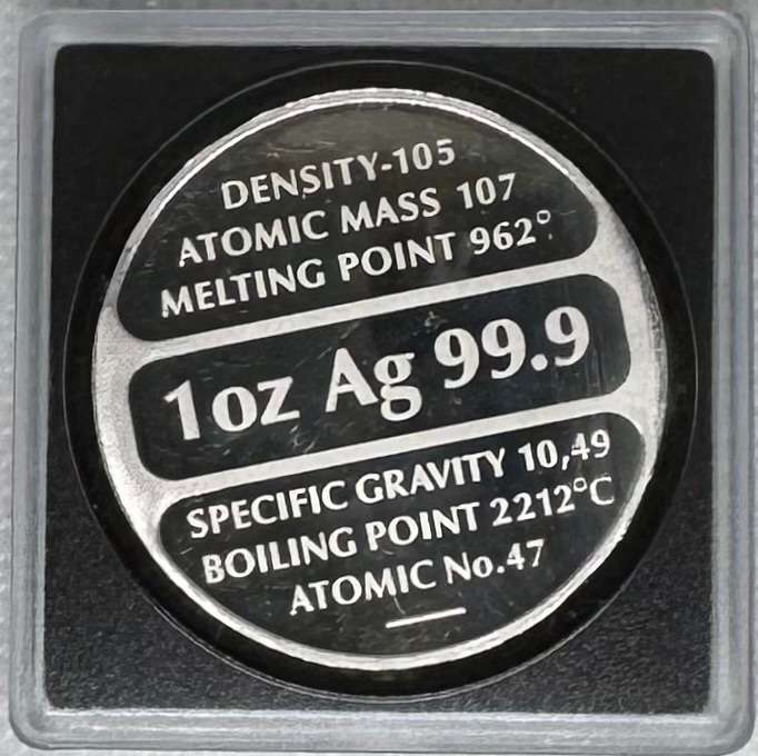 1oz SILVER BAR - PERSONALIZED GIFT BARS & ROUNDS 999.9 PURE SILVER BnG MINT & REFINERY