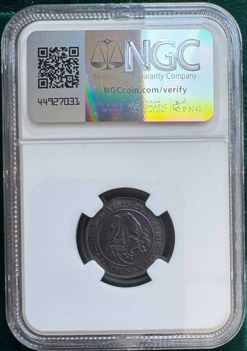 1923 UNION SA 1/4 PENNY - MS64BN - NGC 3RD FINEST GRADED - LOW MINTAGE 32,800