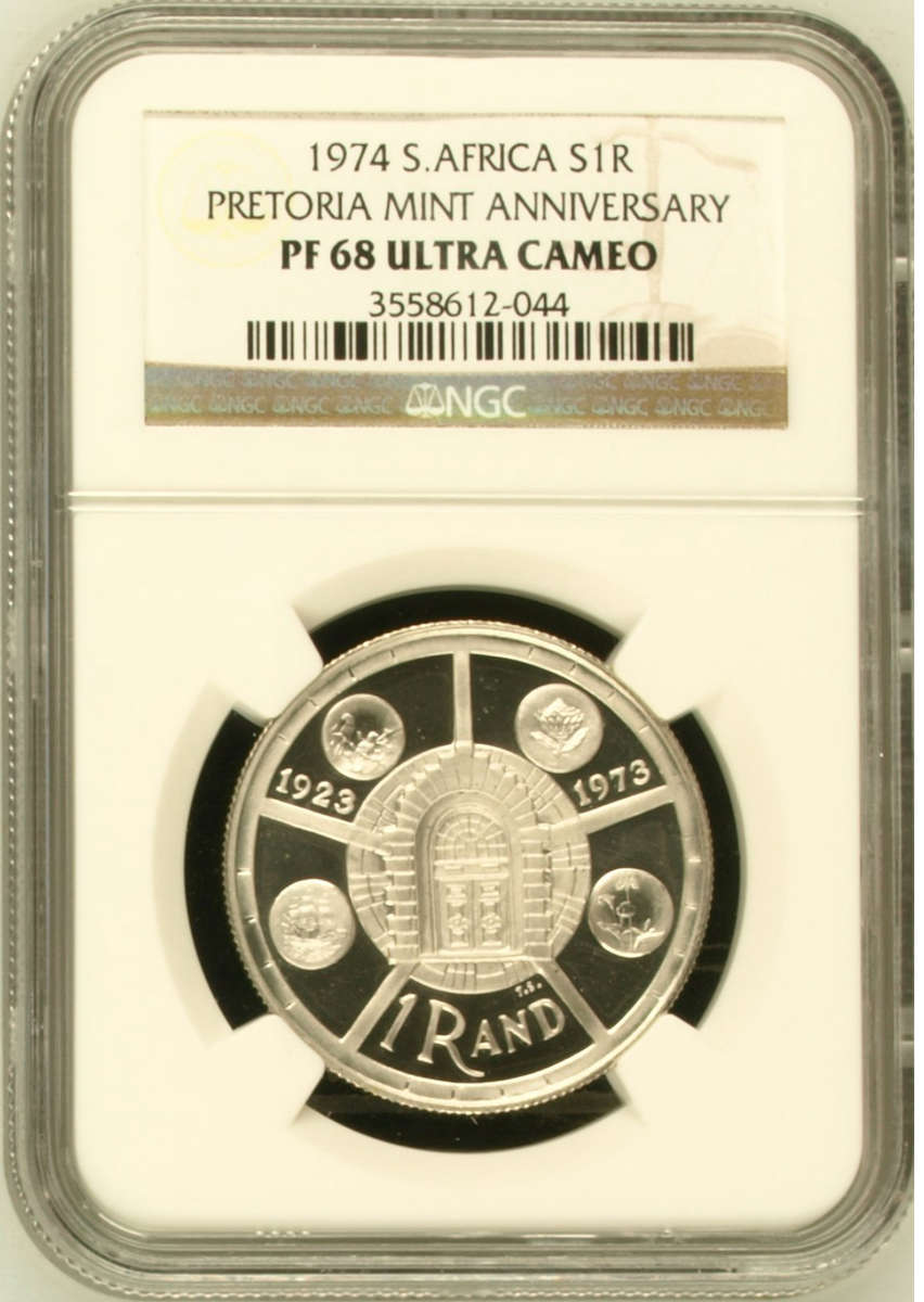 1974 SILVER RAND - PF68 ULTRA CAMEO - NGC HIGH GRADE 2ND FINEST