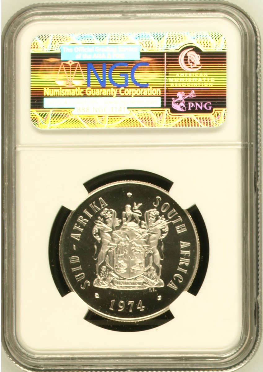 1974 SILVER RAND - PF68 ULTRA CAMEO - NGC HIGH GRADE 2ND FINEST