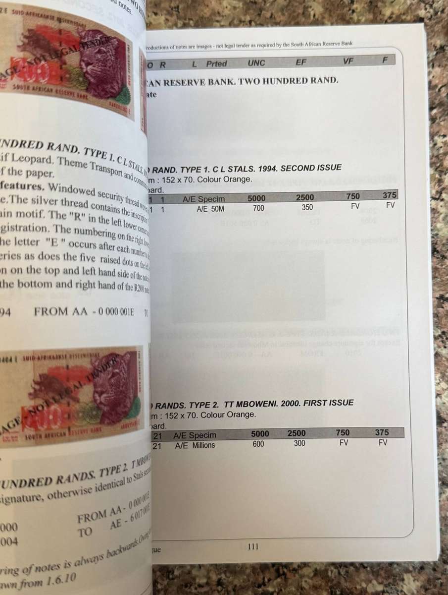 HERNS CATALOGUE FOR BANK NOTES 2025