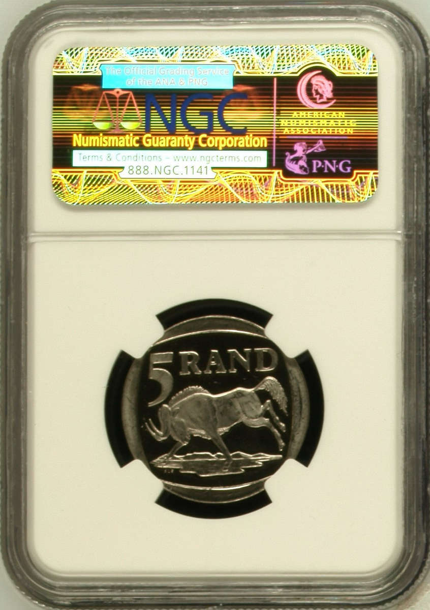 2000 MANDELA R5 COIN - PF63 - NGC GRADE