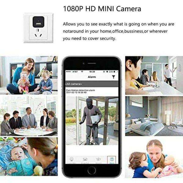 Spy USB Charger Camera Power Adapter With Micro SD Card Slot