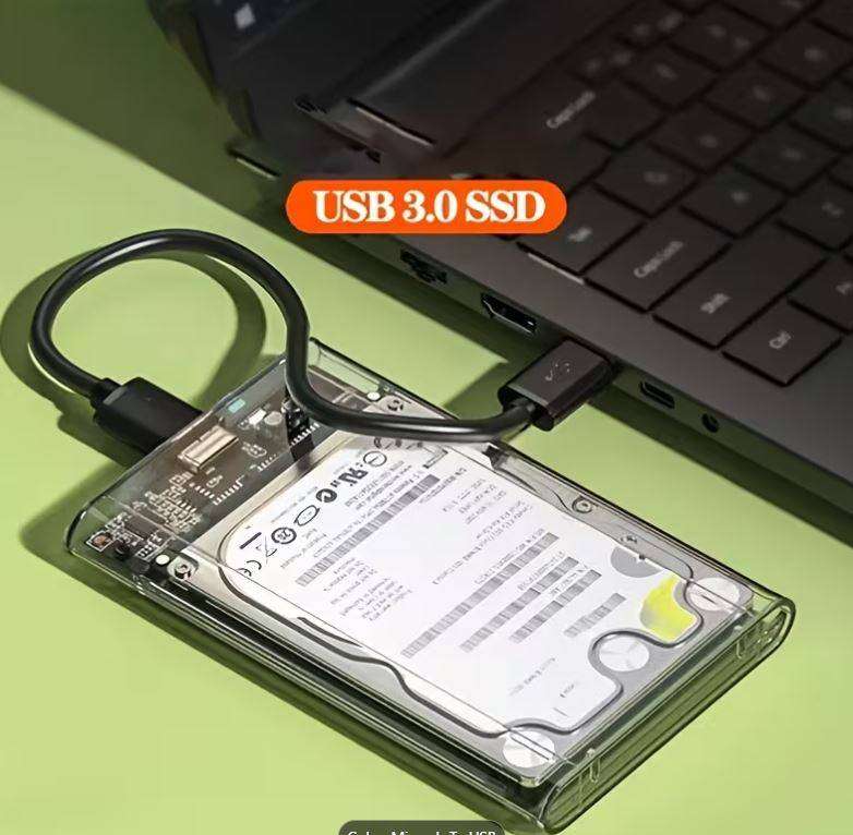 USB 3.0 2.5-Inch SATA HDD SSD External Hard Drive Enclosure