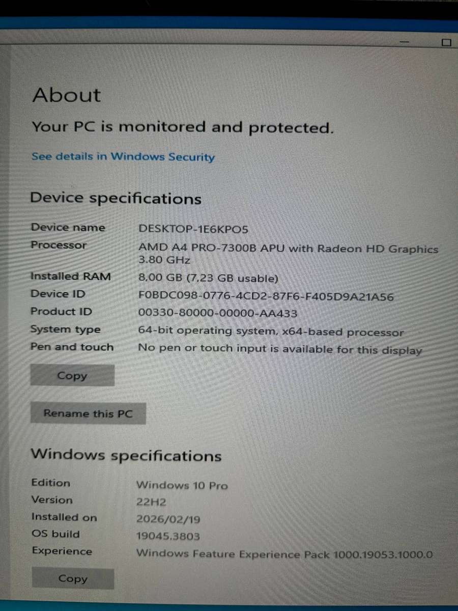 HP EliteDesk 705 G1 (AMD)