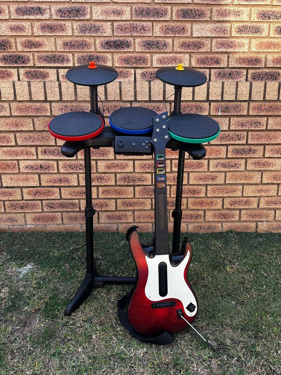 Rock Band Guitar & Drums | Untested/Incomplete | Playstation 3 (Read Description)