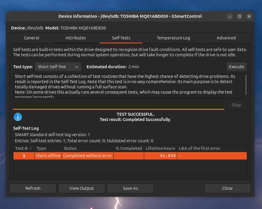 TOSHIBA 2.5" HDD - 500GB
