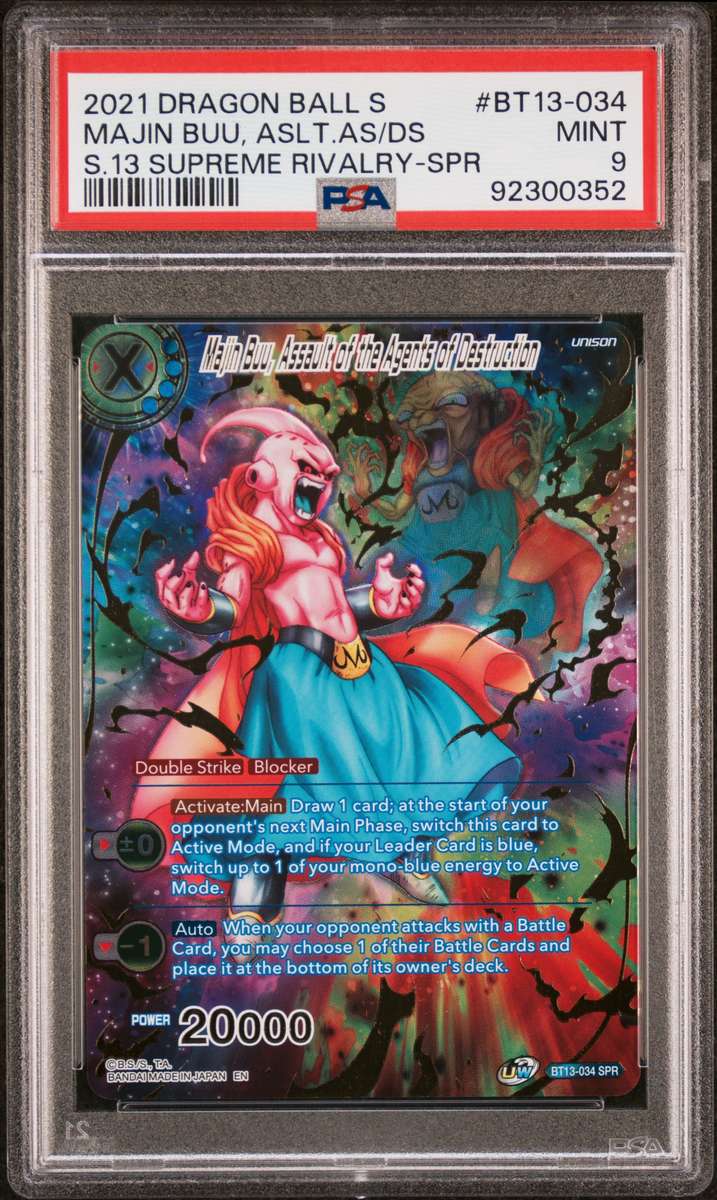 Dragon Ball Super - Majin Buu, ASLT.AS/DS - Graded - PSA 9