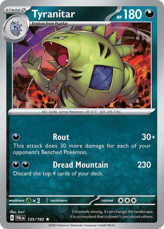 Pokemon Tyranitar (135/193)