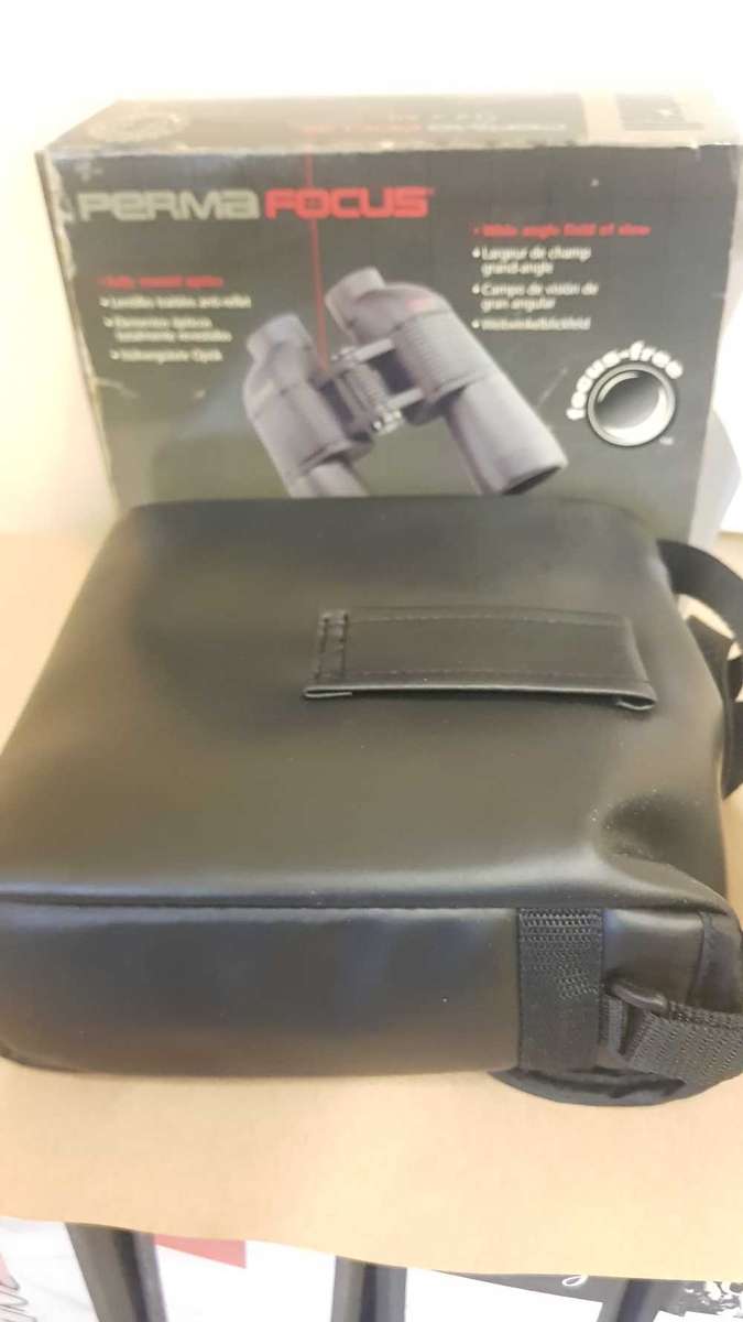 Bushnell Perma Focus 12x50 binoculars.