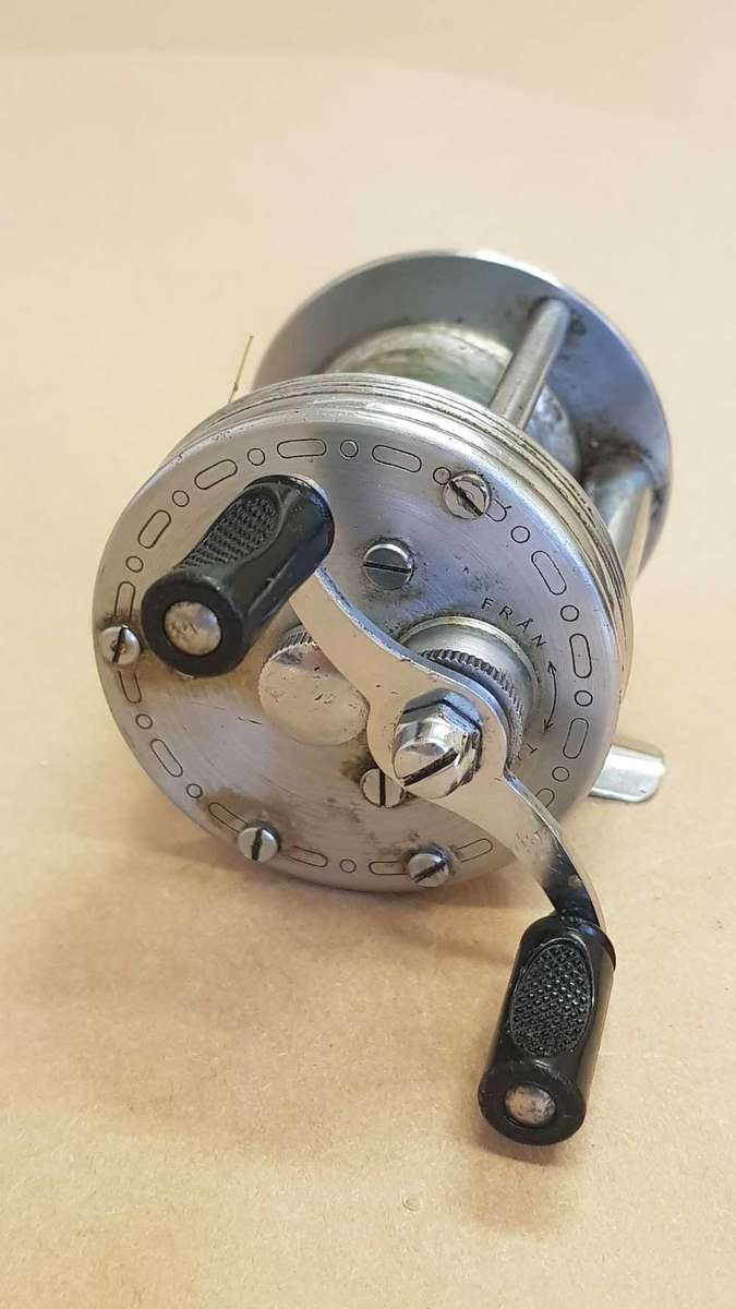 Record No 1800 fishing reel.  Made by ABU in Sweden.