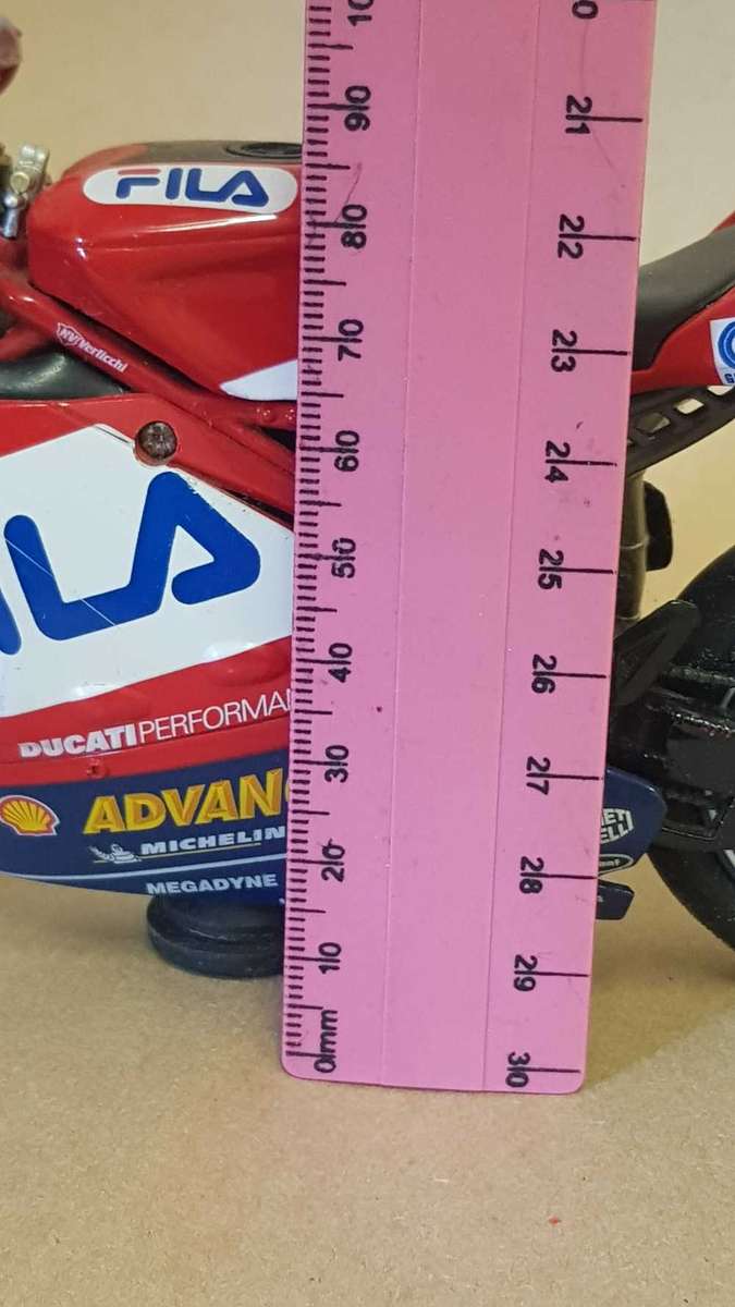 Toy racing motorcycle