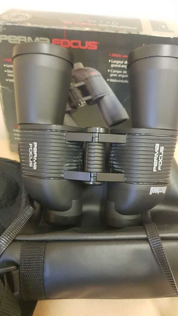 Bushnell Perma Focus 12x50 binoculars.