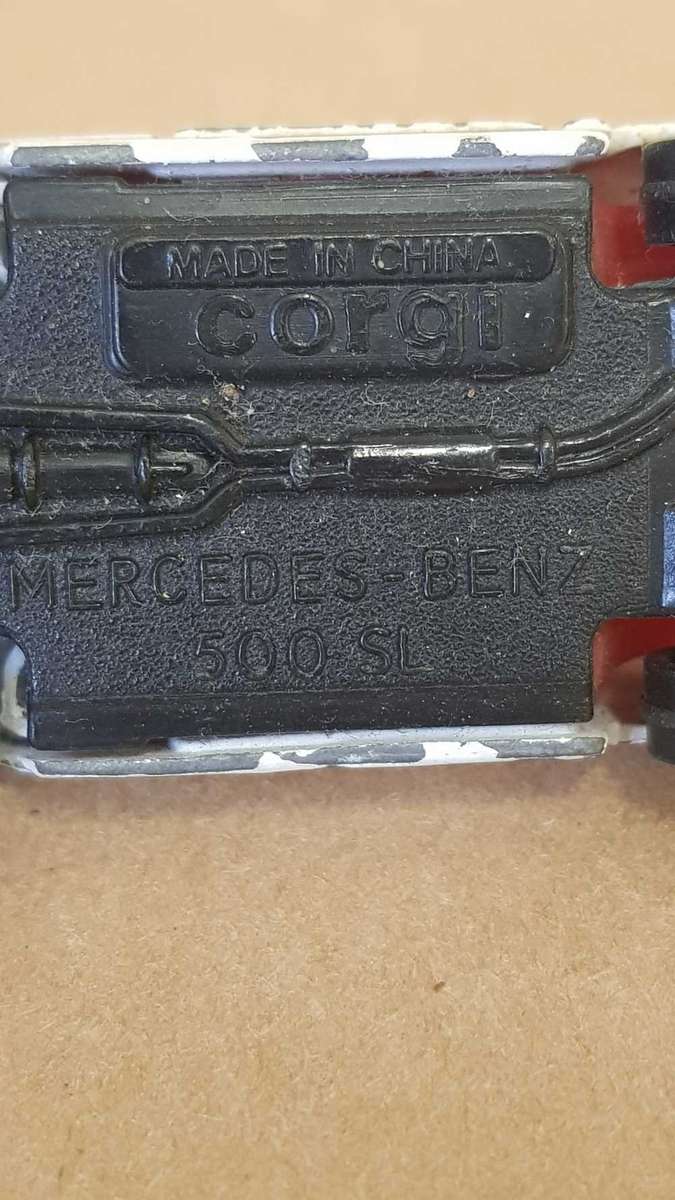 Corgi Mercedes-Benz 500 sl. Well used.