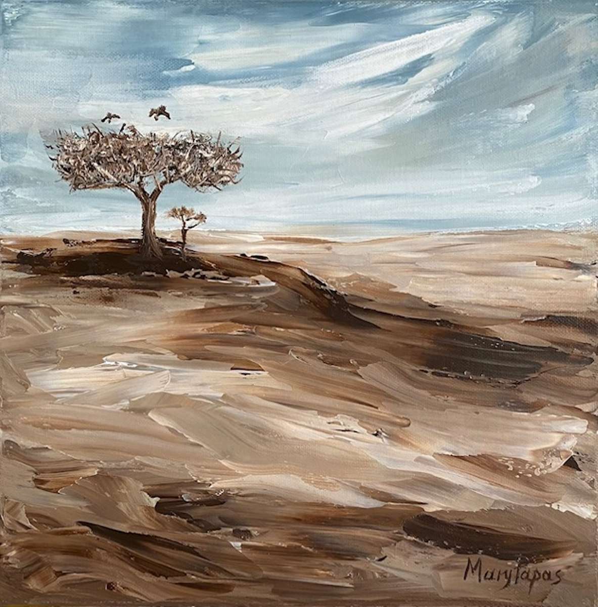 A New Beginning, Oil Painting