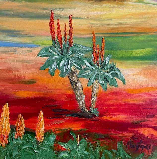 Rural Isolation, oil painting, reduced
