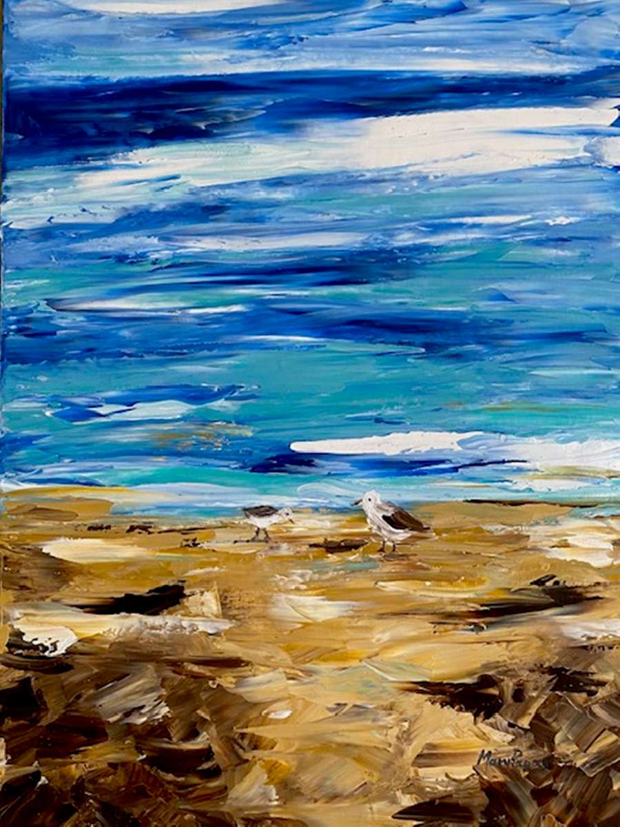 Mediterranean Sea Oil Painting