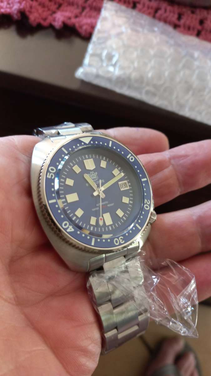 Steeldive SD1970 BLUE DIAL Seiko NH35A movement