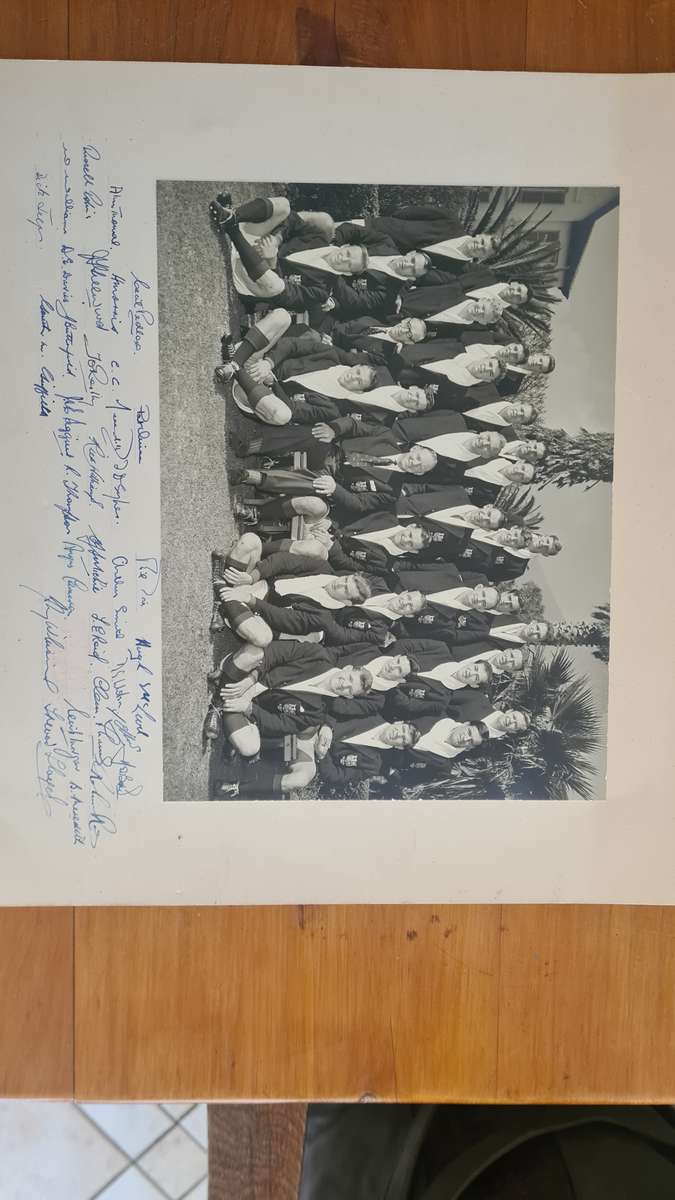 Vintage photos of British Lions, All Blacks etc