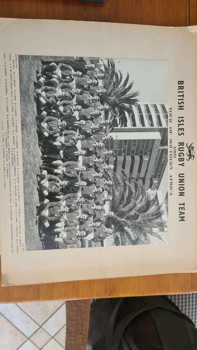 Vintage photos of British Lions, All Blacks etc