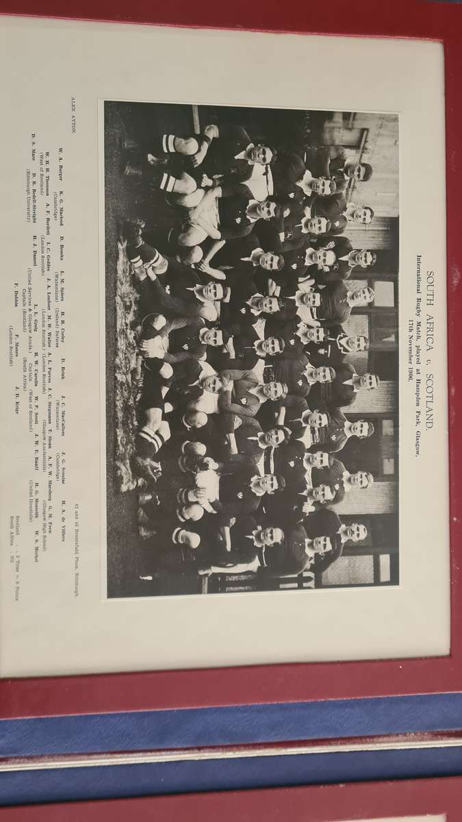 Vintage photos of British Lions, All Blacks etc