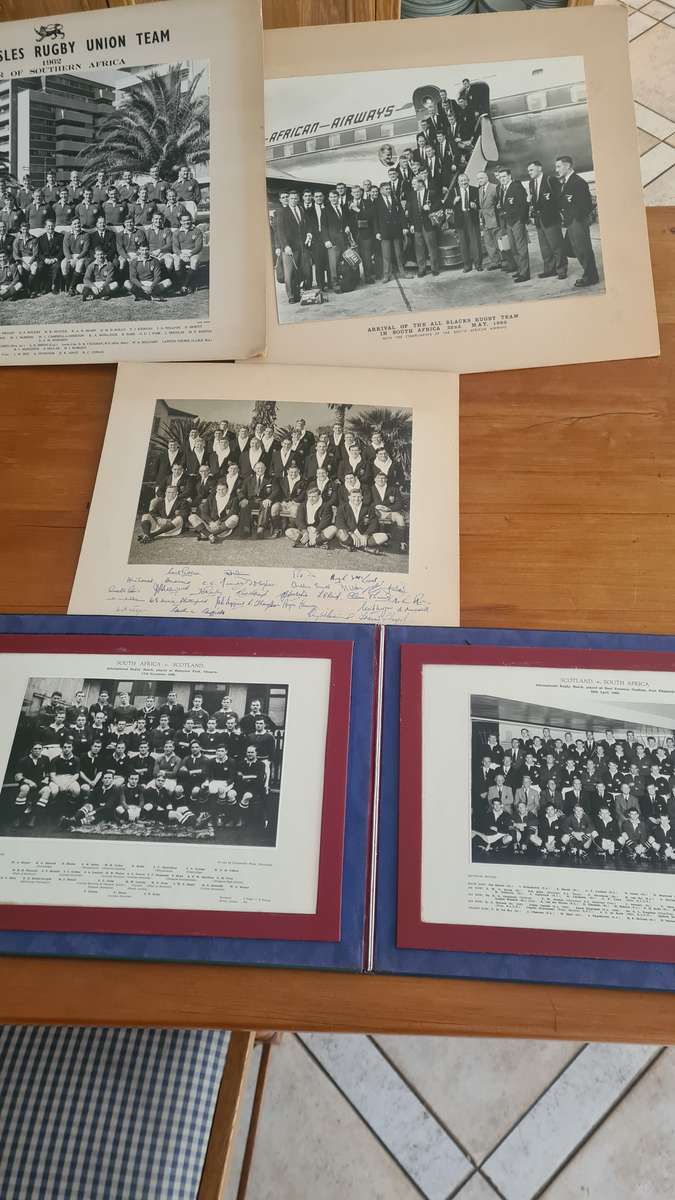 Vintage photos of British Lions, All Blacks etc
