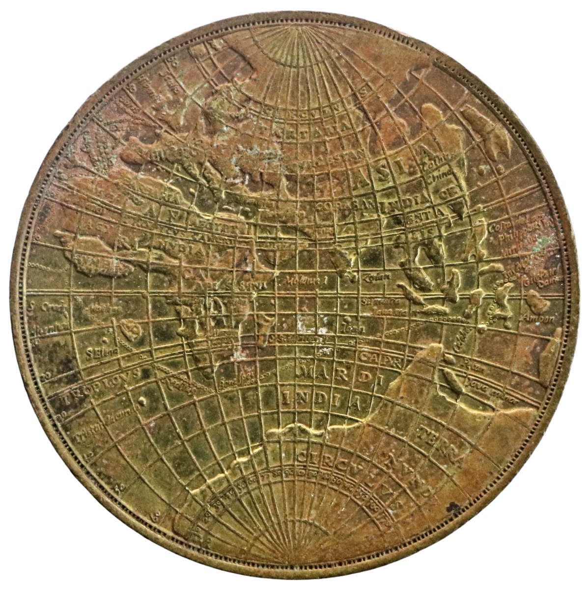 Circumnavigation of the Earth 1580 Commemorative Medallion the golden hinde