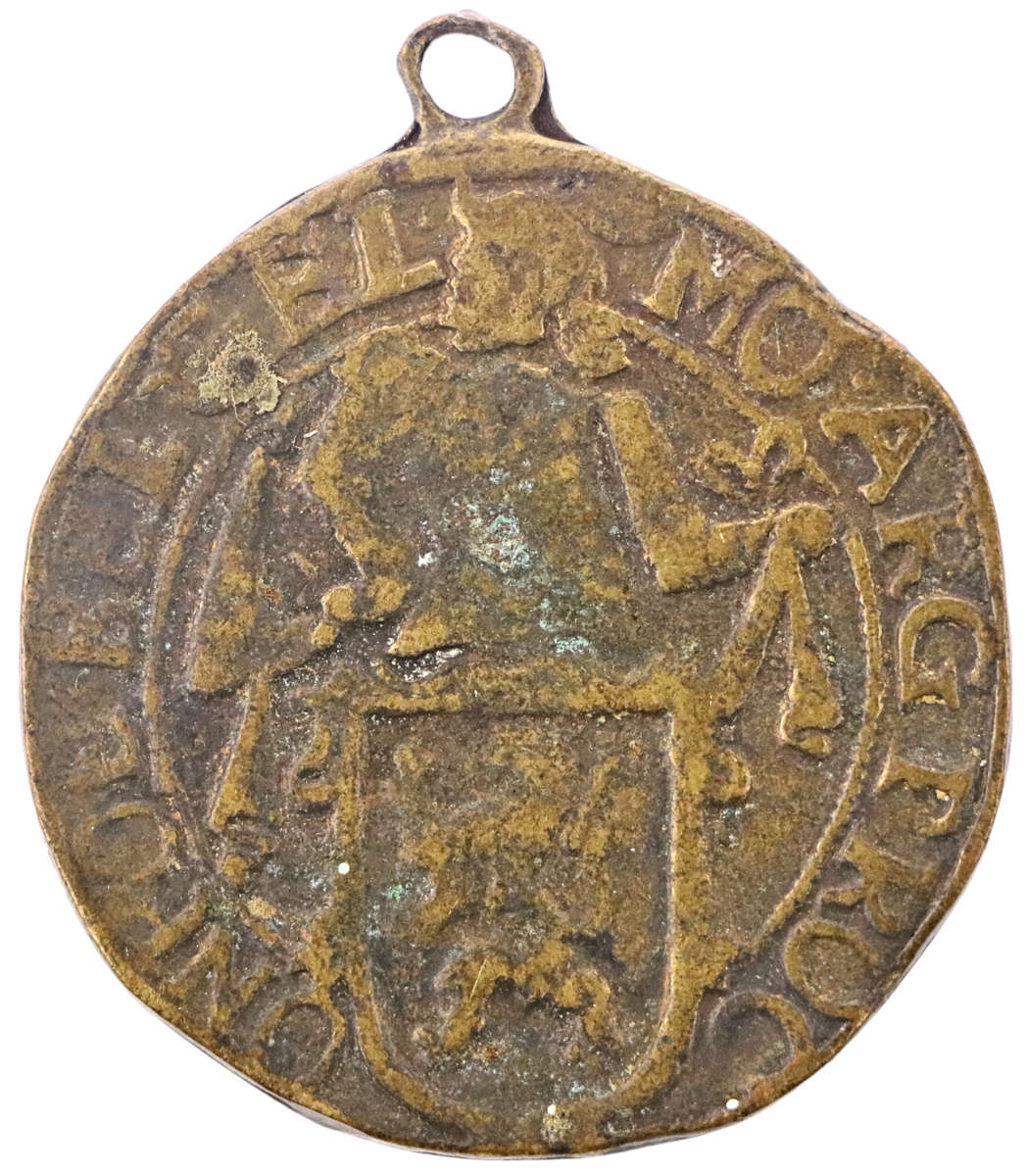 1648 Netherlands City of Kampen 1 Leeuwendaalder 39mm 19,6g themed Medallion/pendant