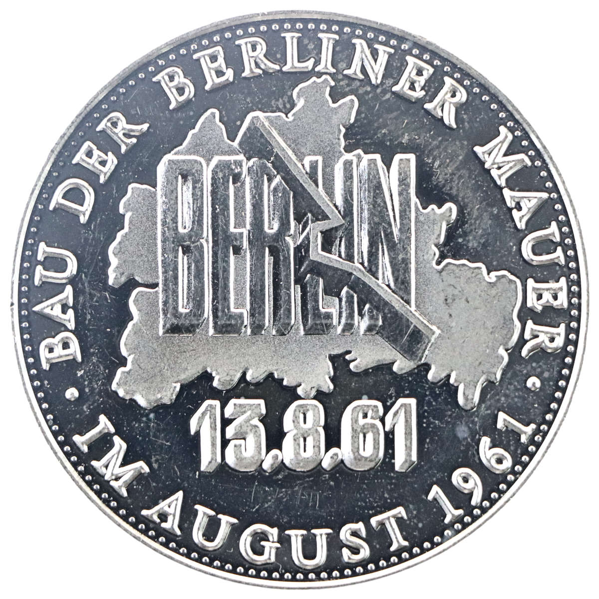 1989 German Commemorative .999 Silver Medallion 20g, 40th Anniversary of the Federal Republic of Ger