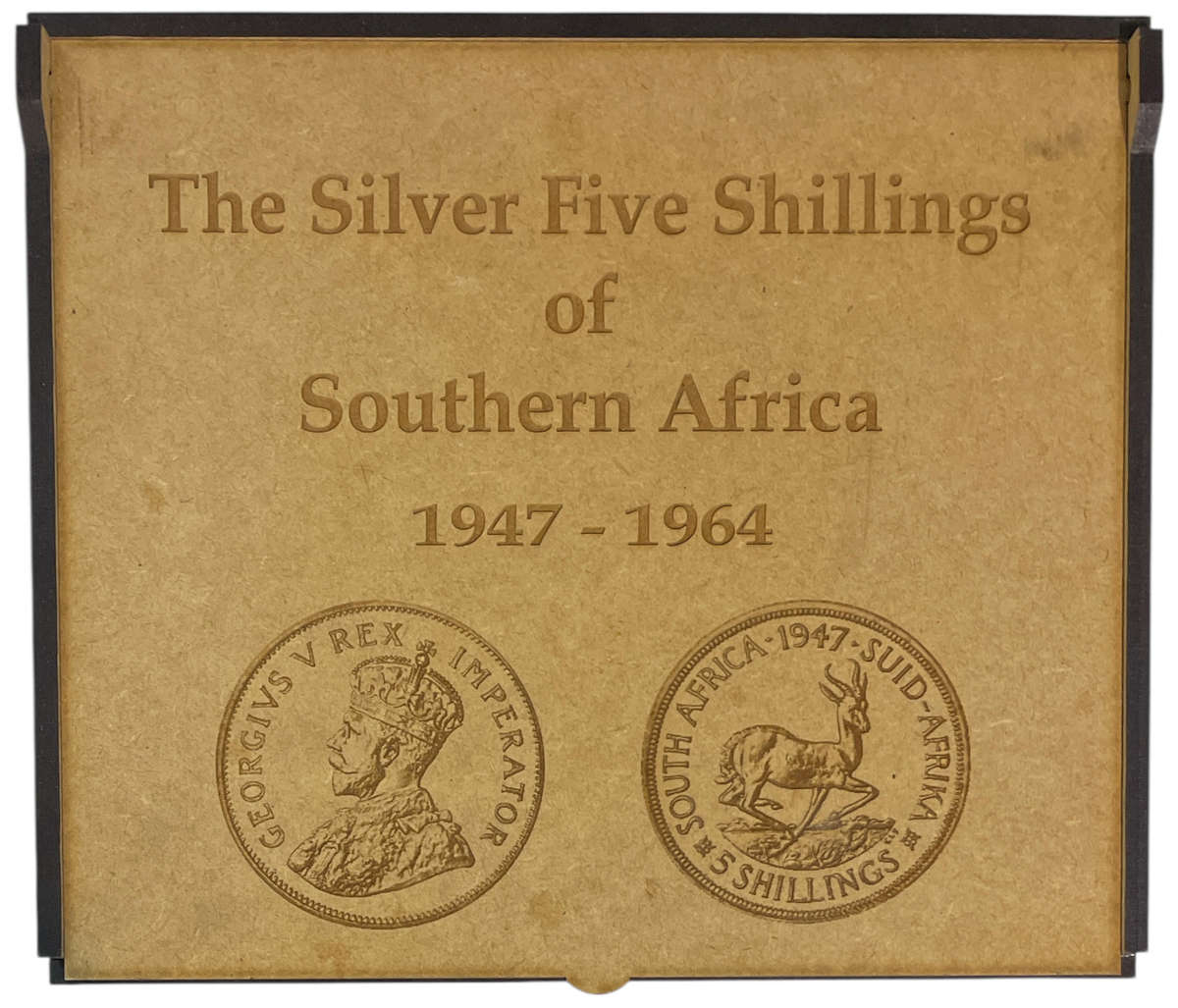 1947-64 South African Crown/5 Shilling Storage/Display Box