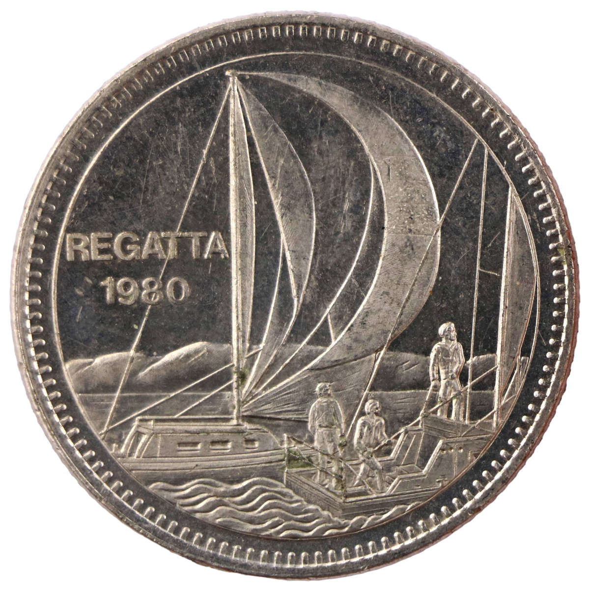 1980 Canada Kelowna B.C. Regatta 75th Anniversary medallion