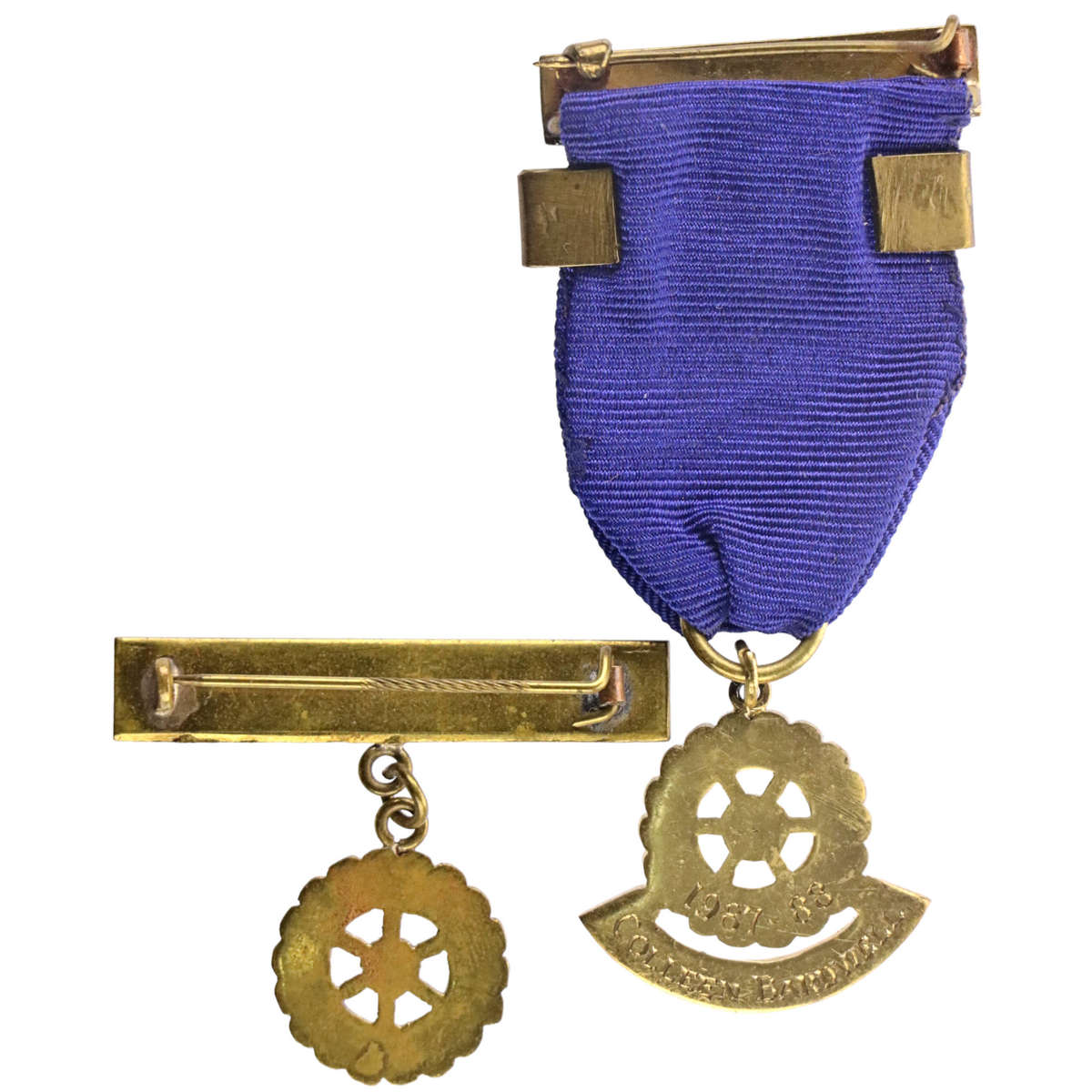 1987-89 Past President Colleen Bardwell Rotary Ann Club International Highlands Zimbabwe Designation