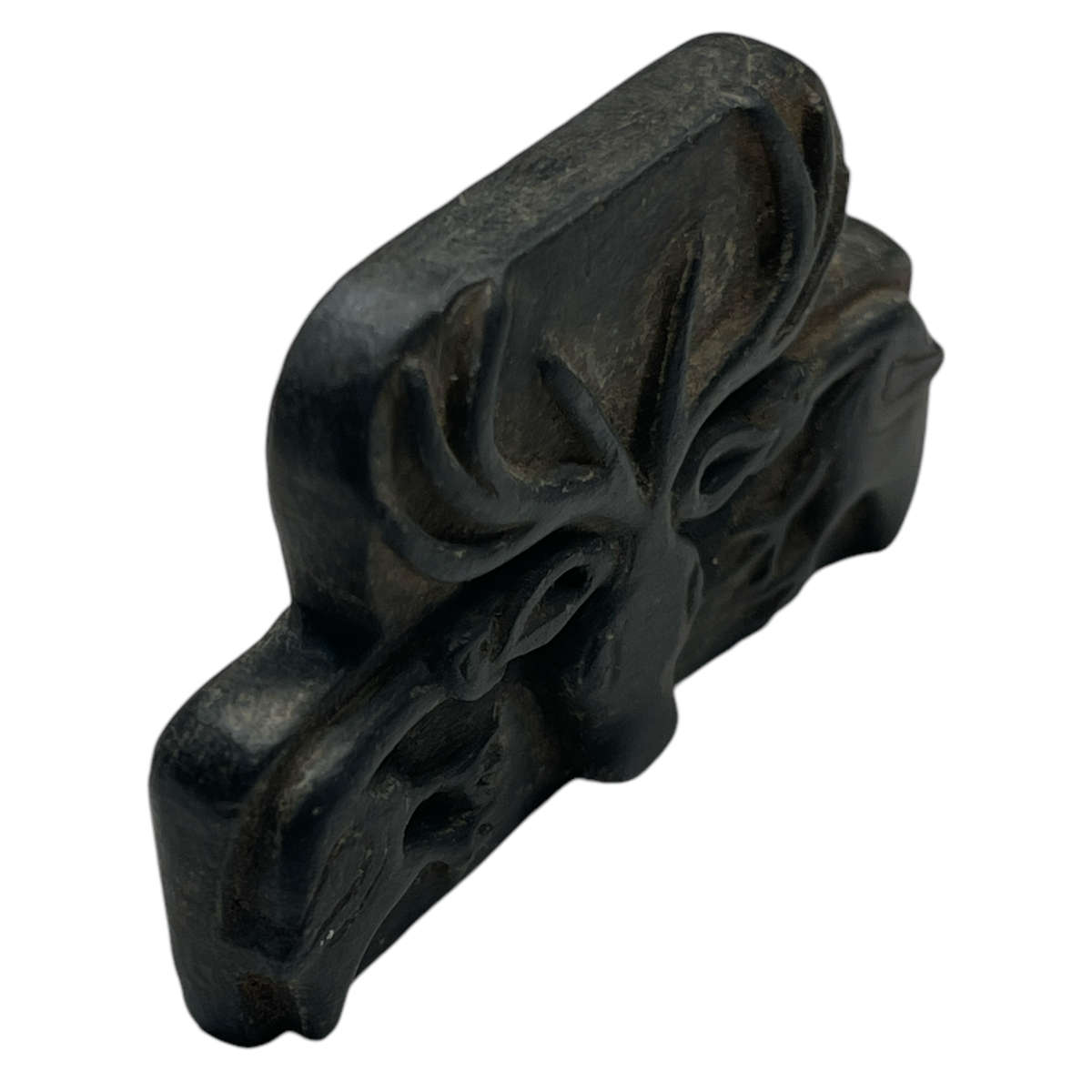 Boer War era P.O.W  Stone Trench Art carving, origin unknown, 16,73g 29 x 45 x 6,5mm