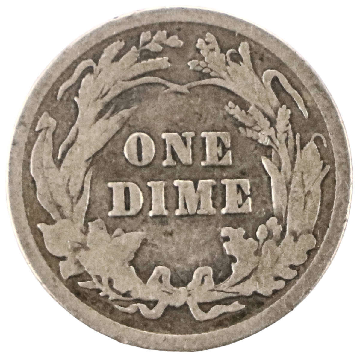 1901-P United States .900 Silver Barber Dime KM#113
