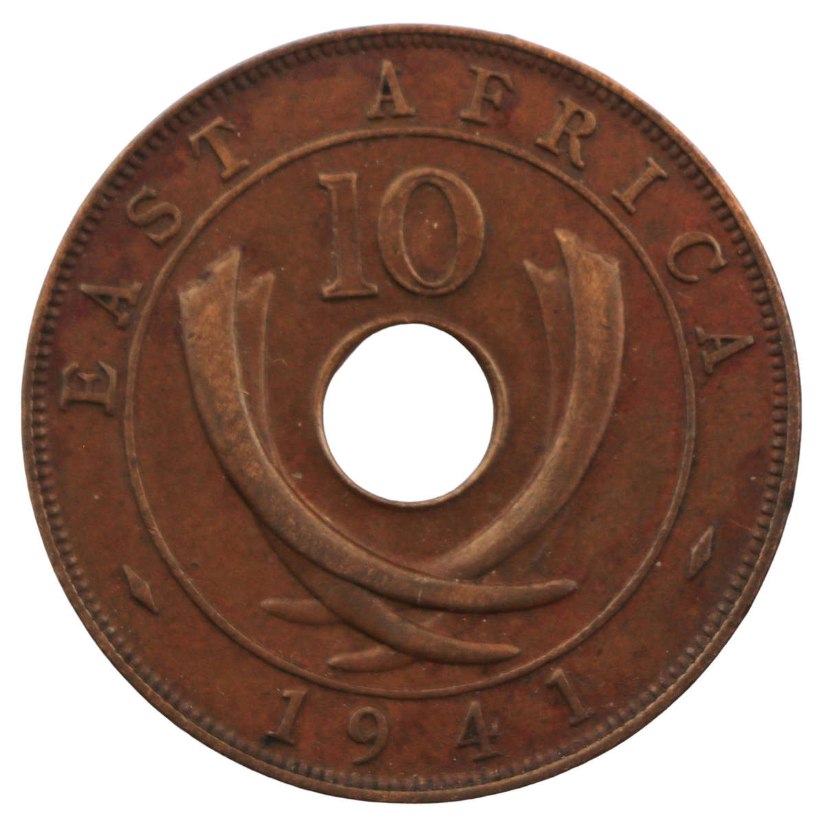 1941 East Africa 10 Cent