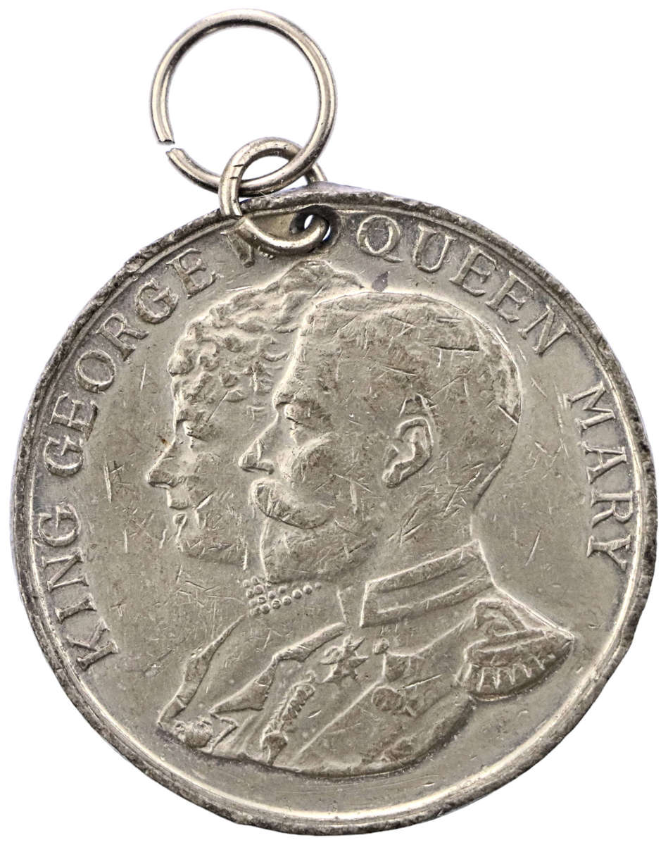 1935 Great Britain George V and Mary Silver Jubilee Medal without ribbon