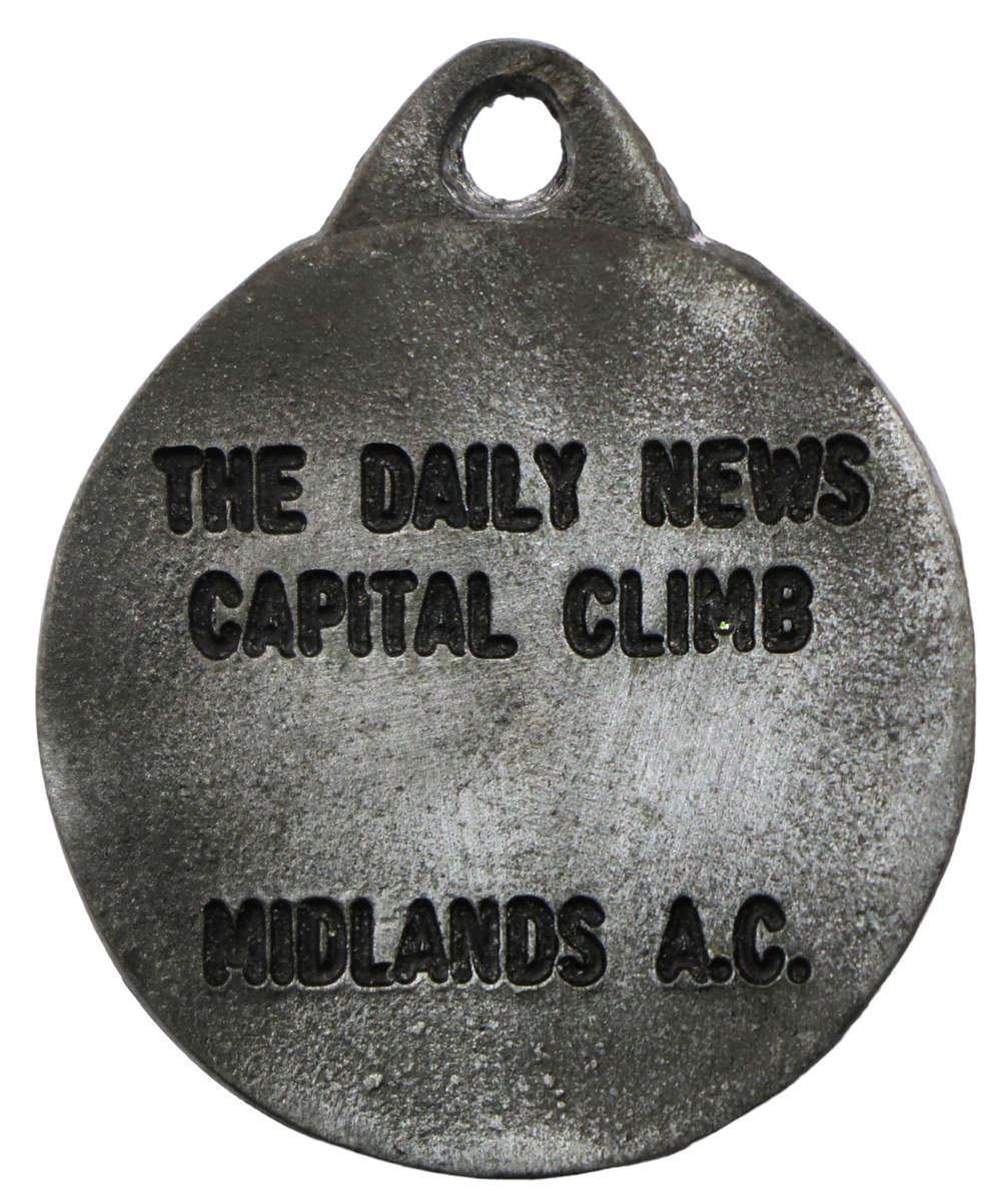 Capital Climb Midlands Marathon White metal Medal