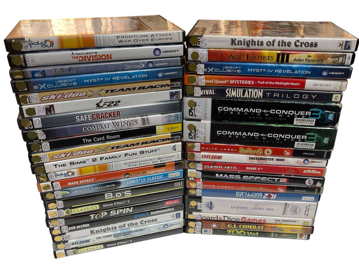 38 x Original PC Games, untested
