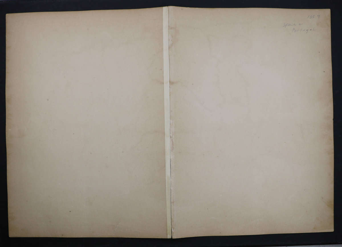 1859 Spain and Portugal by Edward Weller, 54.5cm x 37cm