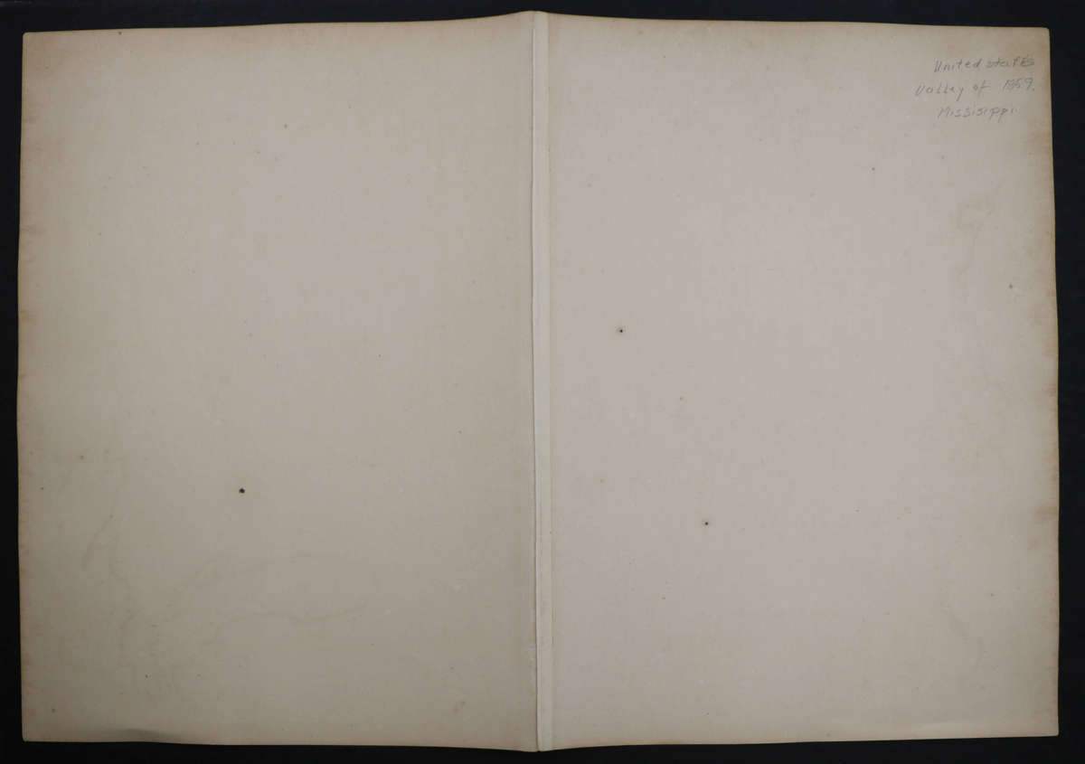 1859 The United States 2 Map Pair by J. W. Lowry, 54.5cm x 37cm