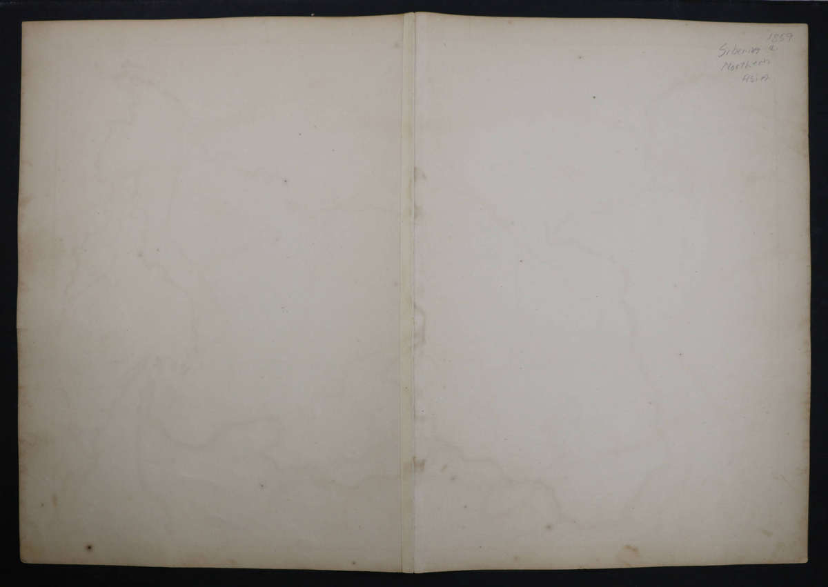 1859 Siberia Or Northern Asia by Edward Weller, 54.5cm x 37cm