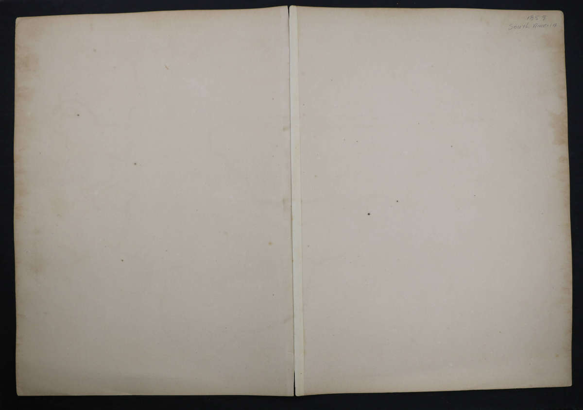 1859 South America by J. W. Lowry- Has slight tears in the top and bottom middle, 54.5cm x 37cm