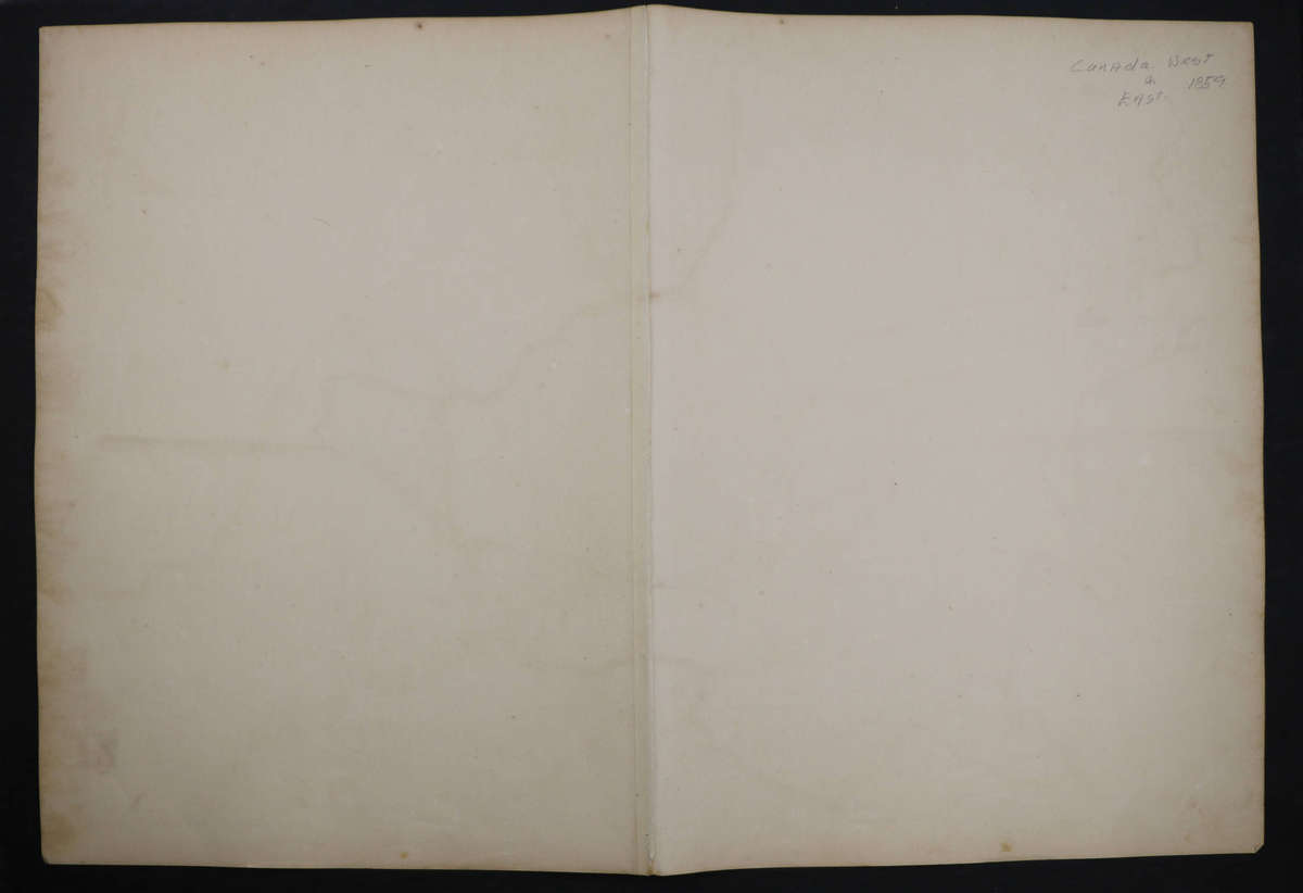 1859 Canada West And Part Of Canada East by J. W. Lowry, 54.5cm x 37cm