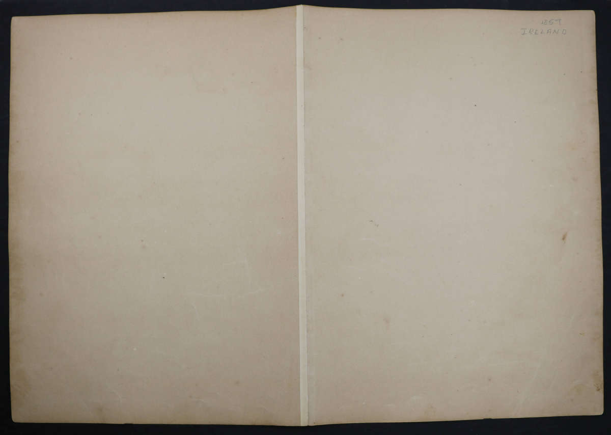 1859 Ireland 2 Map Pair by Edward Weller, 54.5cm x 37cm